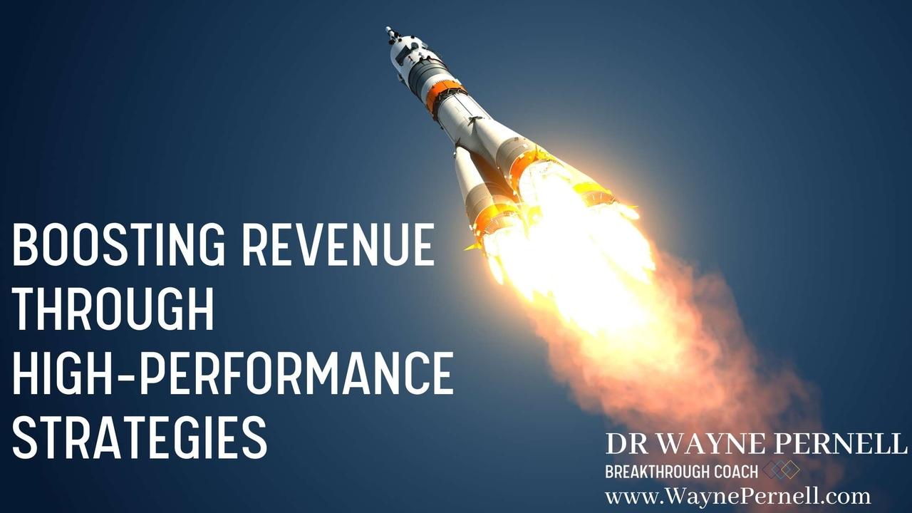 High Performance And The Bottom Line — Wednesdays with Wayne note by Dr. Wayne Pernell