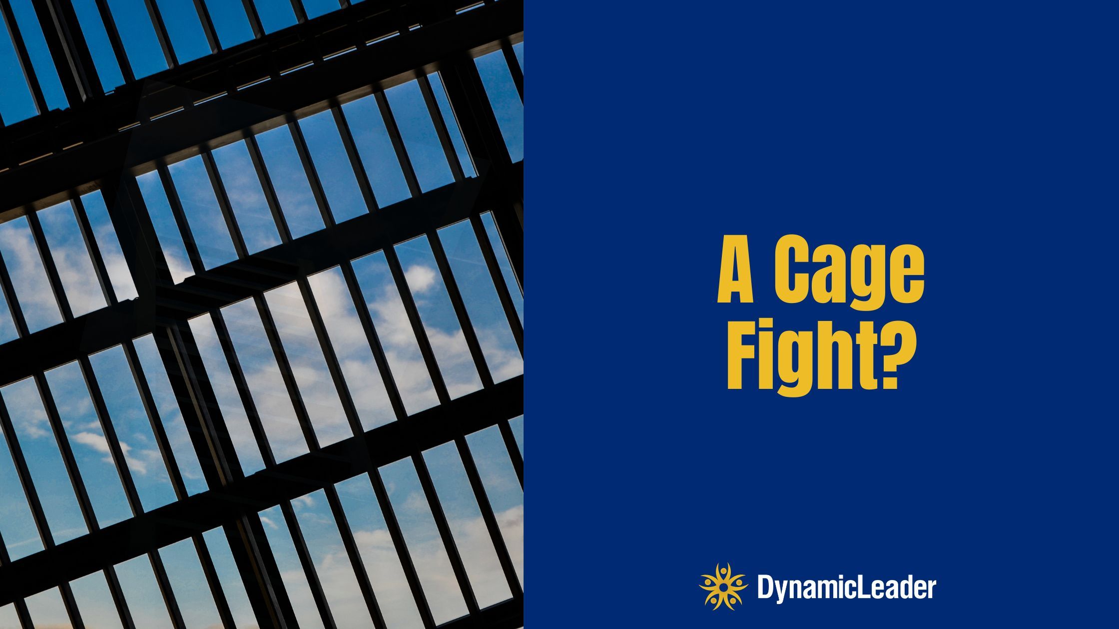A Cage Fight? — Wednesdays with Wayne note by Dr. Wayne Pernell
