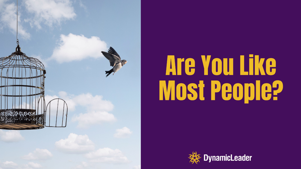 Are You Like Most People? — Wednesdays with Wayne note by Dr. Wayne Pernell