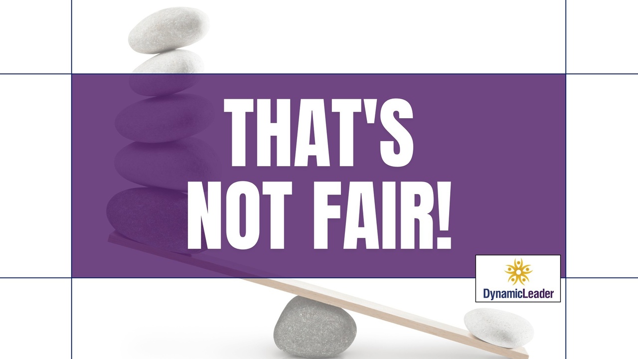 That's Not Fair — Wednesdays with Wayne note by Dr. Wayne Pernell