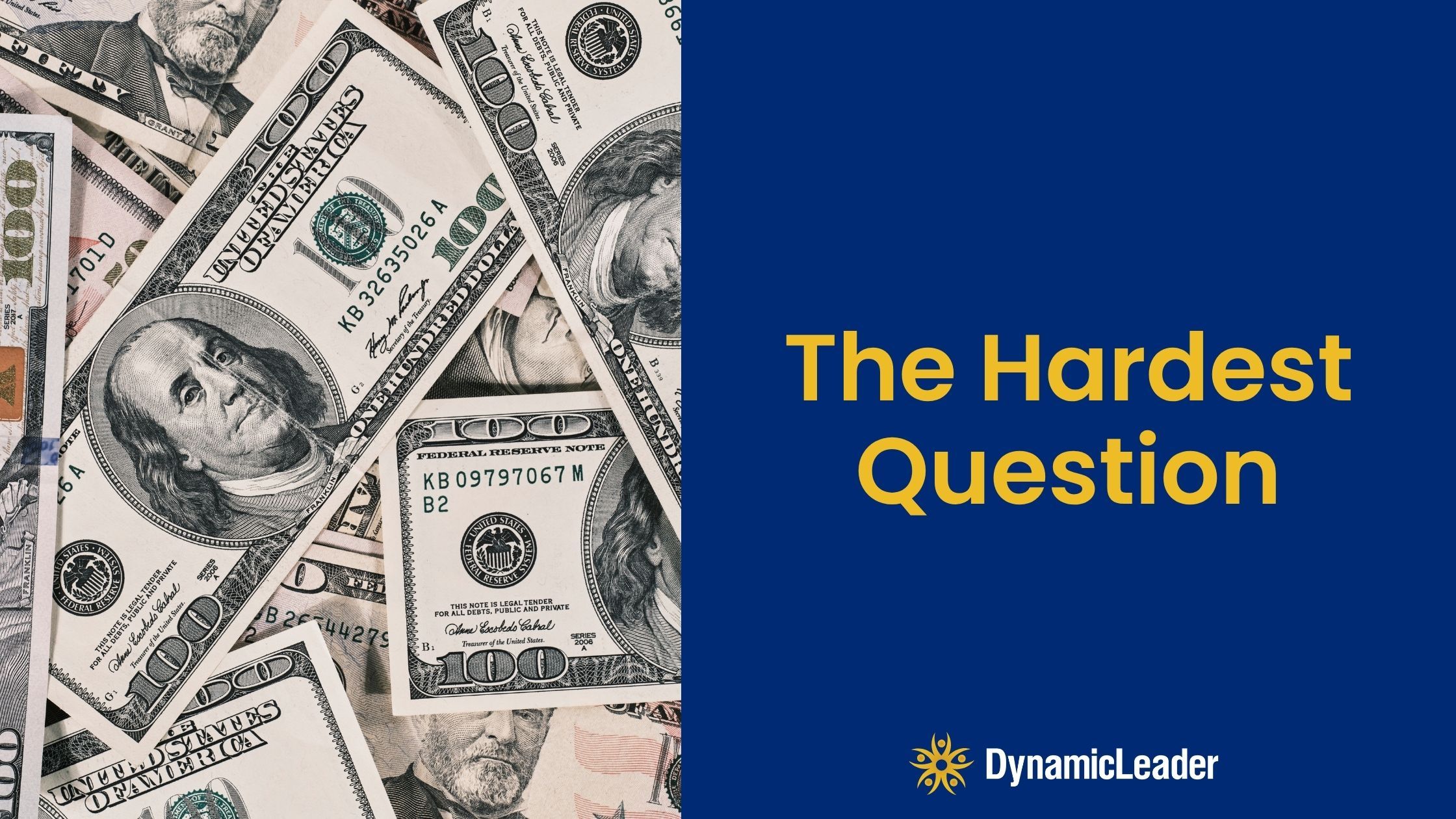 The Hardest Question — Wednesdays with Wayne note by Dr. Wayne Pernell