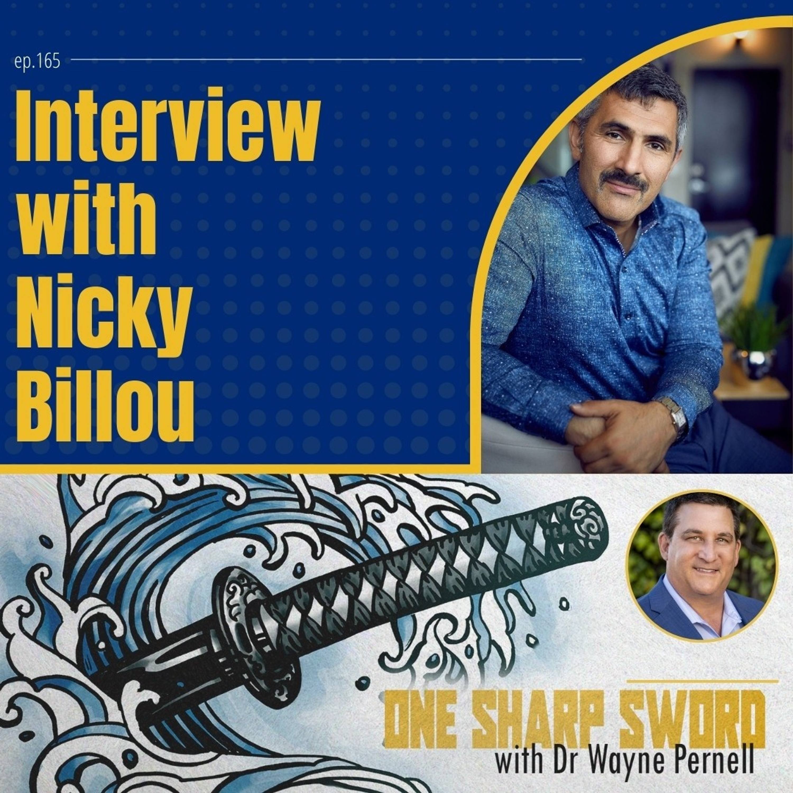 Interview with Nicky Billou episode art