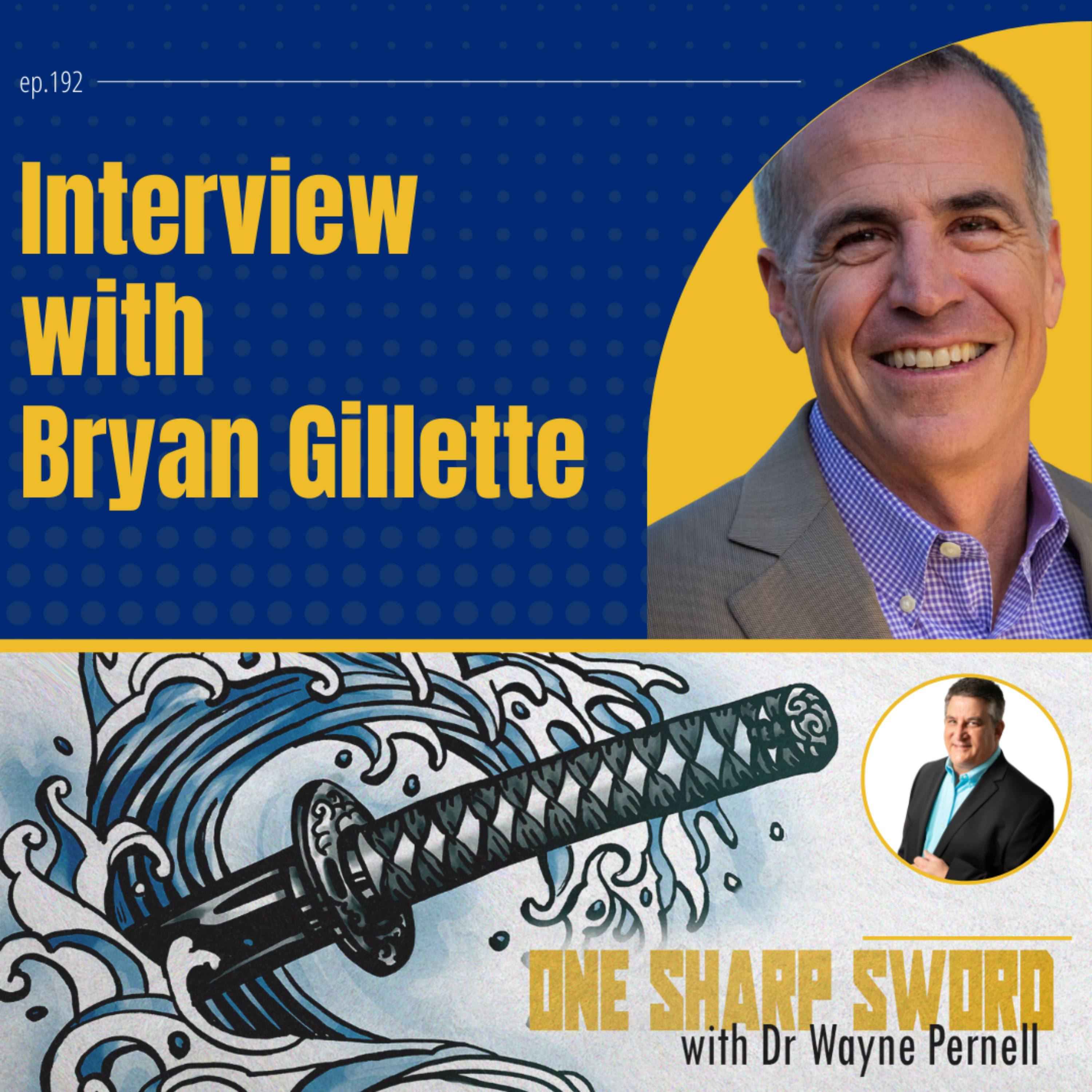 Interview with Bryan Gillette episode art