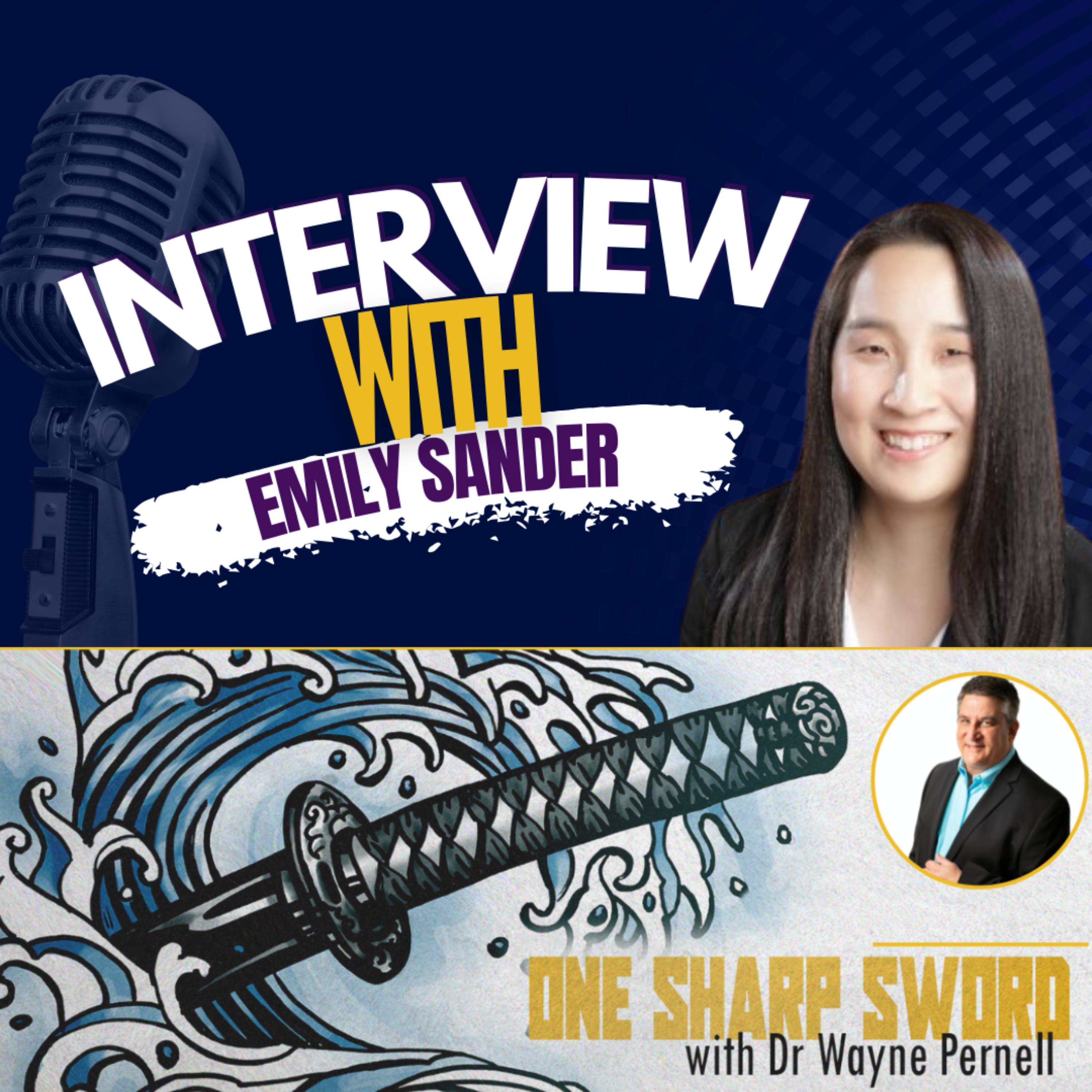 Interview with Emily Sander episode art