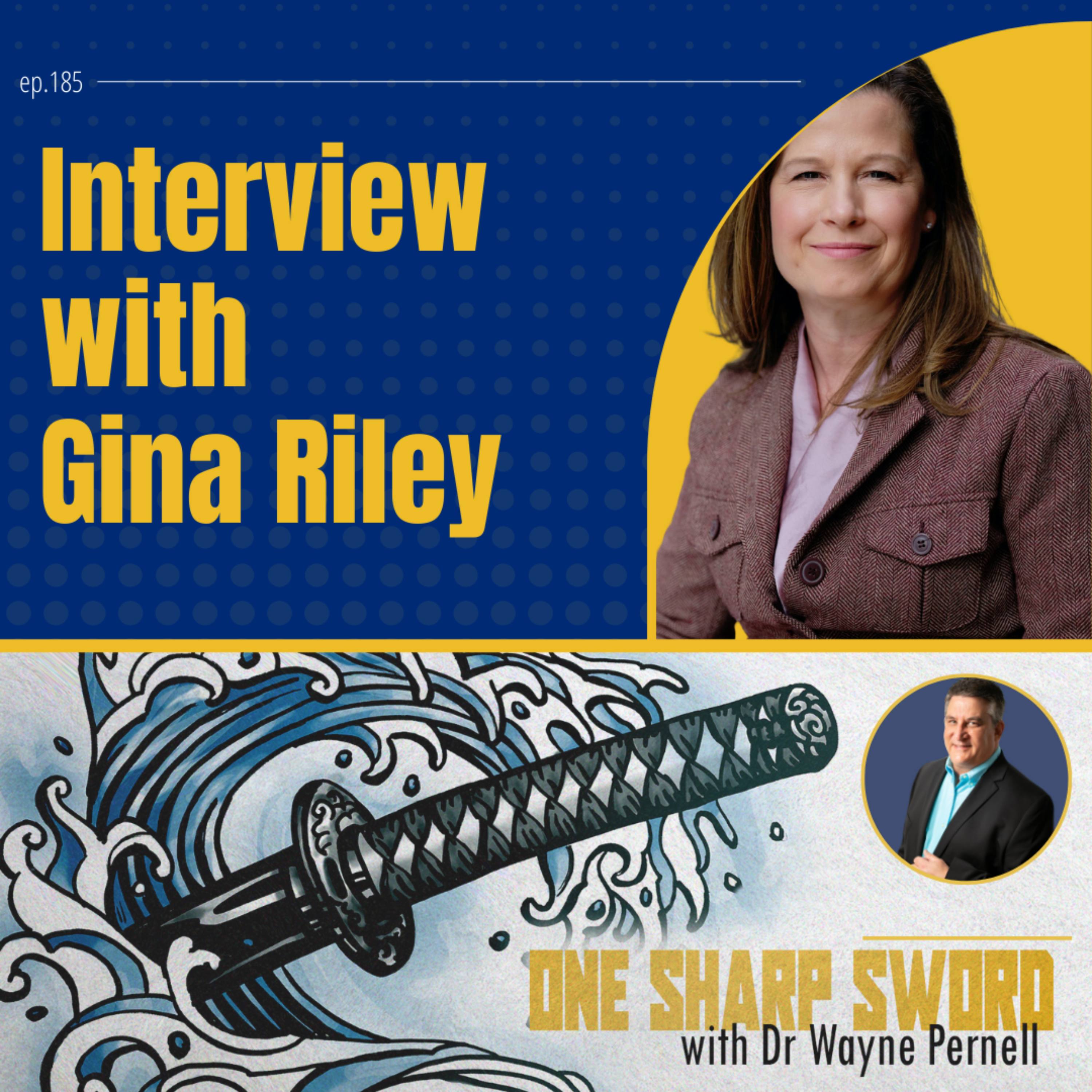 Interview with Gina Riley episode art