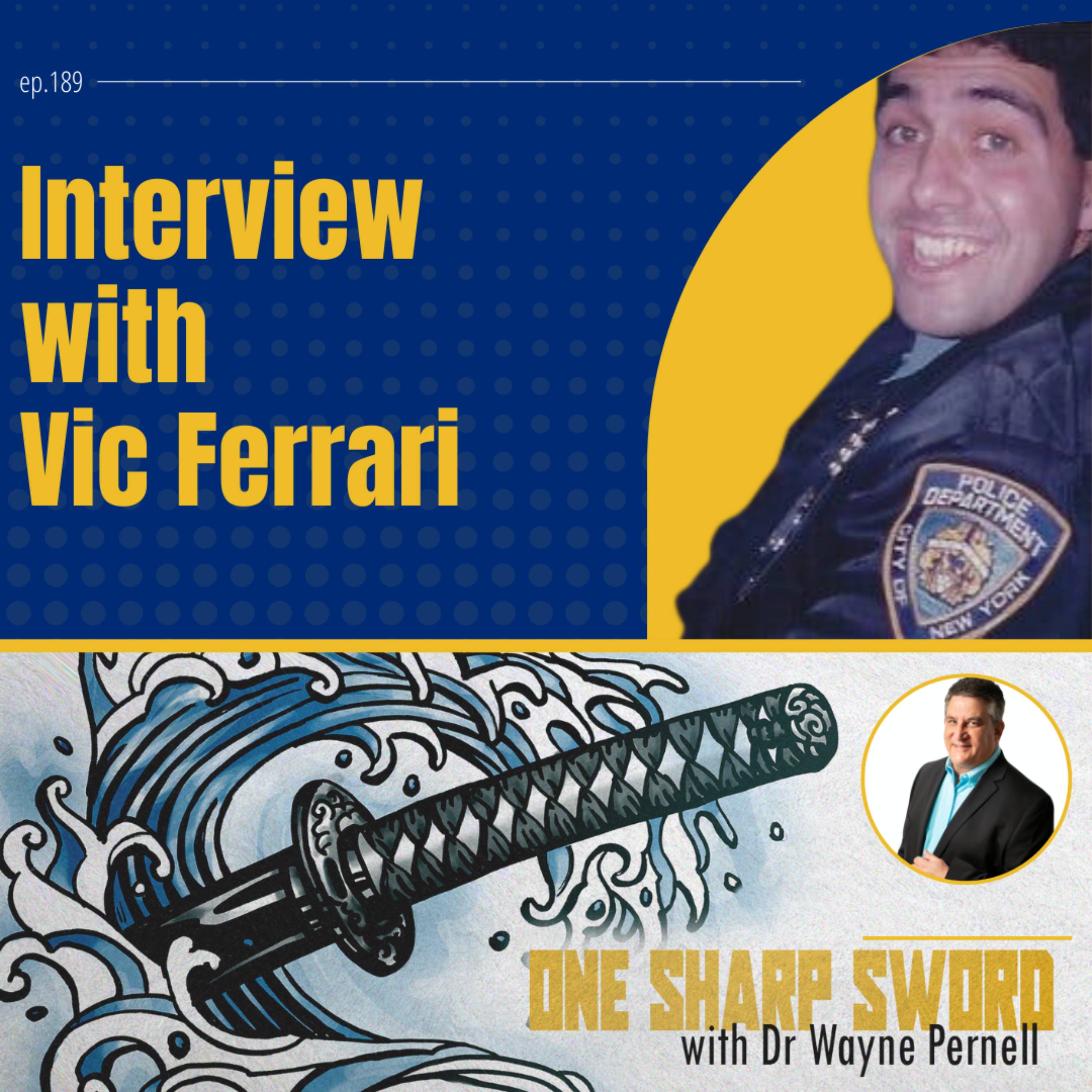 Interview with Vic Ferrari episode art
